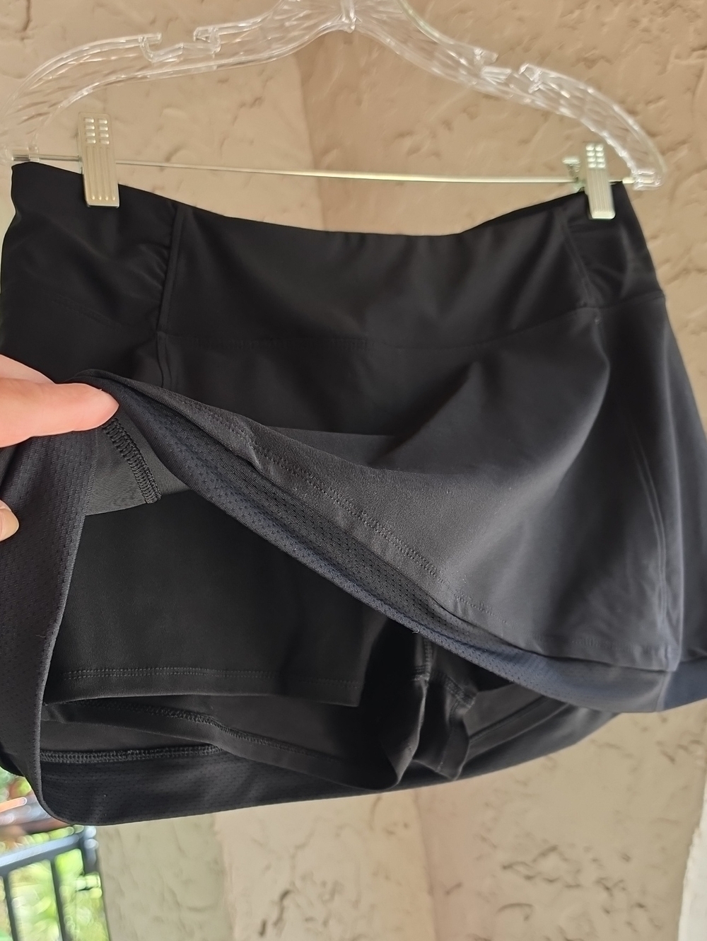 VENUS Black Active Tennis Skort